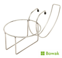 Chrome Plated Table Edge Wine Bucket Holder
