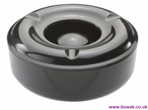 Ashtray Black Melamine Windproof