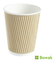 Kraft Ripple Cups 340ml (12oz)