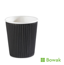 Black Ripple Cups 8oz