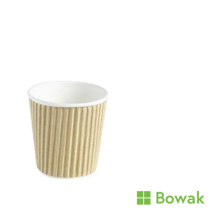 Kraft Ripple Cups 4oz