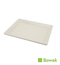 Melamine Platter GN 1/2 White 32x26cm
