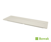 Melamine Platter GN 2/4 White 53x17.5cm