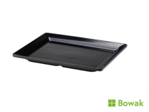 Melamine Platter GN 1/2 Black 32x26cm