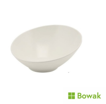 Slanted Buffet Bowl White 59oz Melamine 30x29x13cm