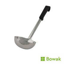 Genware Plastic Handle Soup Ladle Black 19.6cl/7oz