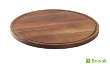 Acacia Cake Plate Round 32cm