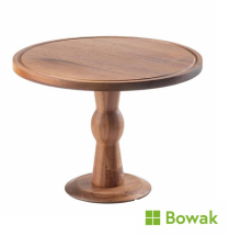 Acacia Cake Stand Round D32cm x H23cm