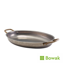 Vintage Oval Dish 42.2oz 30 x 21 x 4cm St. Steel