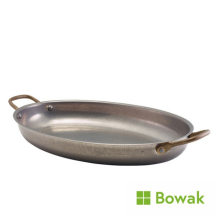 Vintage Oval Dish 59.8oz 34 x 23 x 4cm Stainless Steel