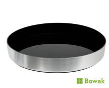 Black Non Slip Walled Tray