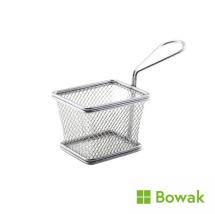 Serving Fry Basket Rectangular 10 X 8 X 7.5cm