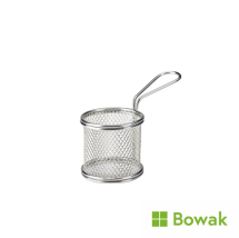 Serving Fry Basket Round 8X7.5cm