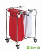 2 Bag Laundry Cart