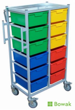 Karri-Cart 12 Tray Laundry Cart