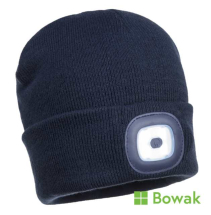LED Beanie Hats Navy