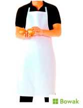 Chef's Bib Apron White Cotton