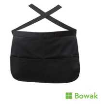 Money Apron Black 44x29cm