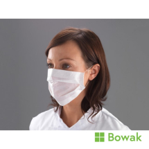 Shield Face Mask White With Ear Loops