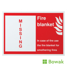 Shadow Board for Fire Blanket (Board Only)