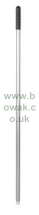 Aluminium Handle 127cm  Black Grip
