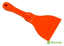 Hygiene Hand Scraper Plastic 11cm Orange