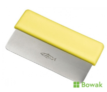 Stainless Steel Hand Scraper 15cm Yellow