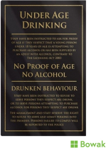 Under Age Drinking Notice