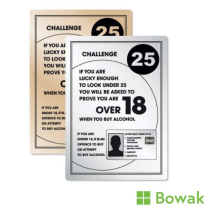 Challenge 25 Bar Notice