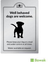 Well Behaved Dogs Welcome