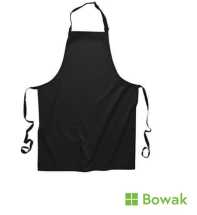 Bistro Bib Apron Polyester-Cotton Black