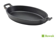 Cast Iron Oval Eared Dish 82cl