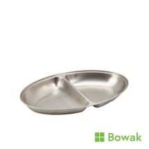 Oval Vegetable Dish 35cm 2-Part