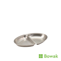 Oval Vegetable Dish 20cm 2-Part