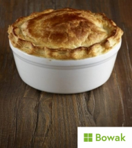 Genware Porcelain Round Pie Dish 14cm/5inch