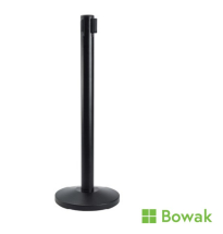Barrier Post Black with Black Belt