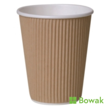 Kraft Ripple Cups 220ml (8oz)
