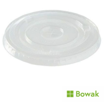 Smoothie Cup Lid Domed PET With Hole for 16oz Cups