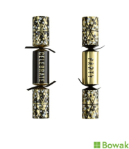 Gold & Black Celebration Crackers 12inch