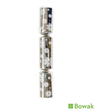 Silver Snowflake Crackers 12inch