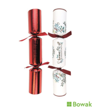 Red & White Seasons Greetings Crackers 14inch